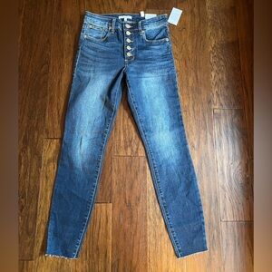 NEW- sts blue - ellie ankle skinny - 10” high rise